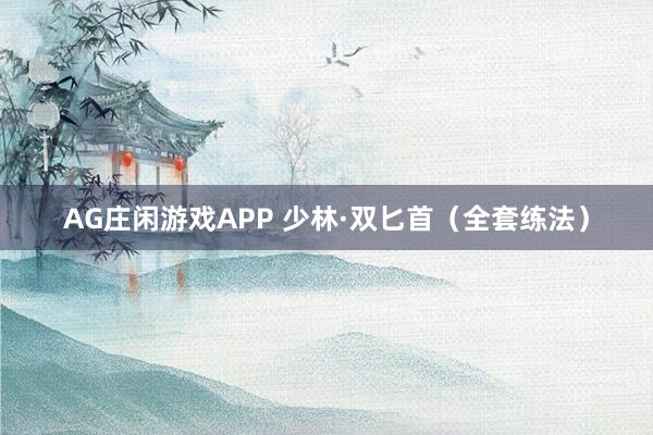 AG庄闲游戏APP 少林·双匕首（全套练法）
