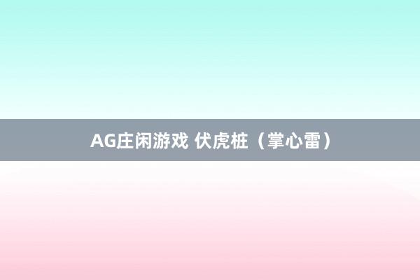 AG庄闲游戏 伏虎桩（掌心雷）